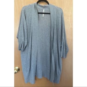 Lightweight Grey Cardigan - 3/4 sleeves